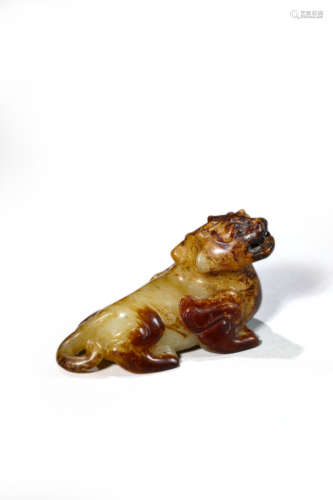 Russet jade mythical beast piqiu