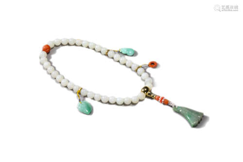 Jade buddhist chaplets 