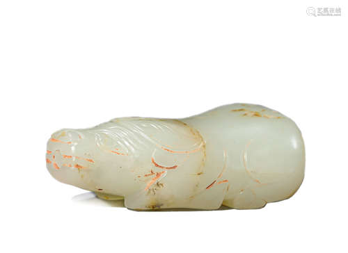 Jade Carving of Recumbent Ox