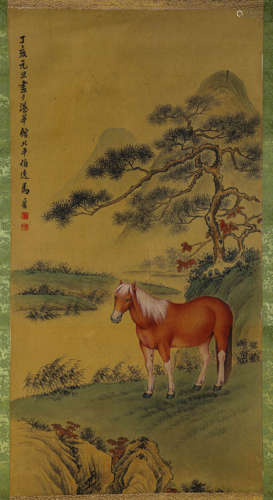 Ma Jin (1899-1970), Chinese Horse Painting