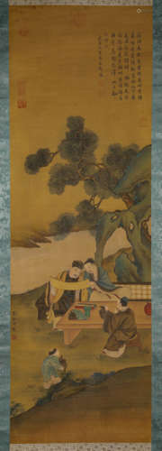 Liu Songnian (1131-1218), Chinese Figure and Story Painting