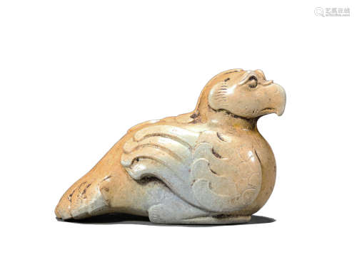 Ancient Jade Carving of Bird