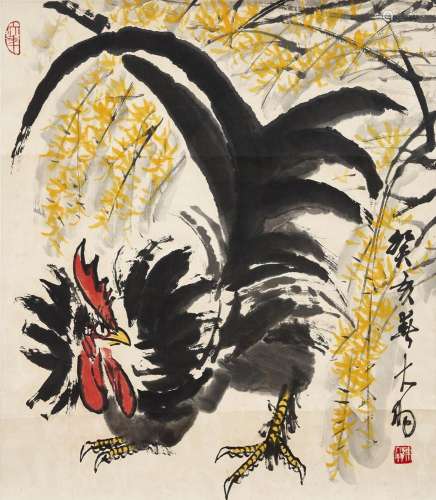Chen Dayu (1912-2001) Rooster