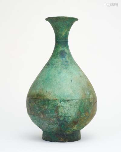 A bronze pear-shaped vase Korea, Goryeo Dynasty (918 to 1392...