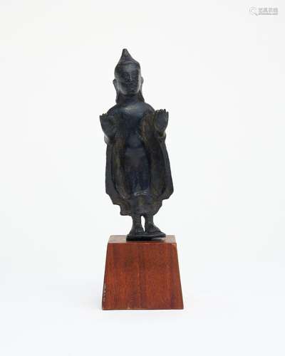 A bronze statue of Buddha 8th century, Thailand