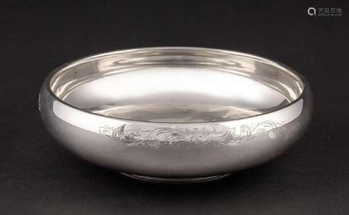 A Birks sterling silver deep bowl, 8 1/4 in. (20.96 cm.) d.;...