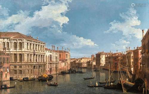 Venice, The Grand Canal, looking north-west, with the Palazz...