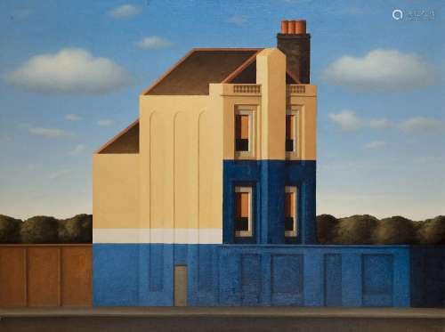 Renny Tait,  Scottish b.1965 -  London Pub - Blue Sky, 1997;
