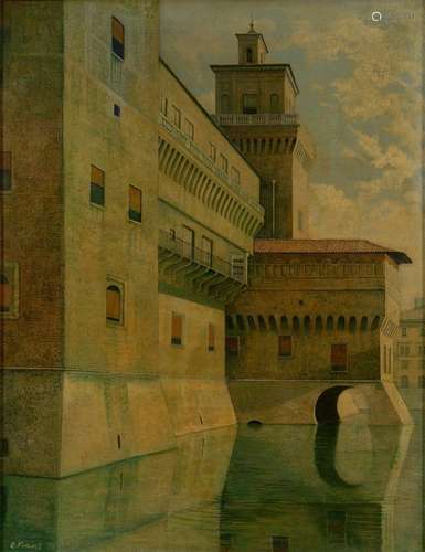 Robert Frame,  Scottish c.1922-1989 -  Castello Estense, Fer...