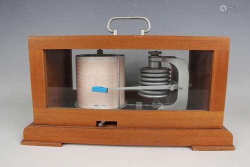 A late 20th century German barograph by Feingeratebau, type ...