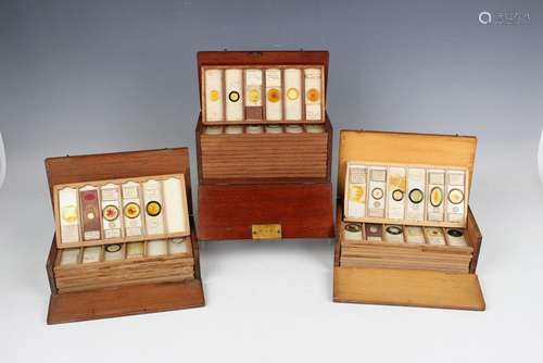 A collection of one hundred and thirty-two microscope specim...