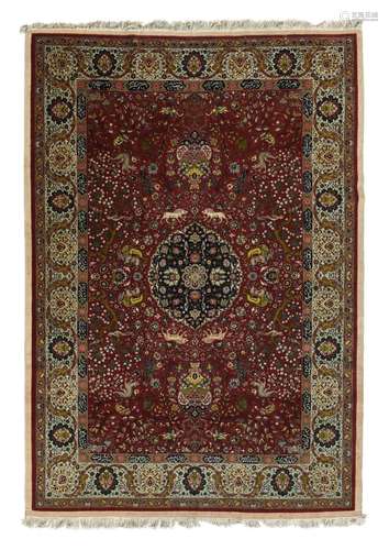 Tapis Tabriz, Iran, 2ème tiers du XXe s., à médaillon centra...