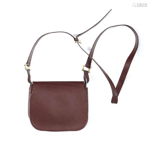 Cartier, sac Must de Cartier en cuir bordeaux