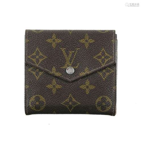 Louis Vuitton, 3 portefeuilles dont 2 en toile monogram et 1...