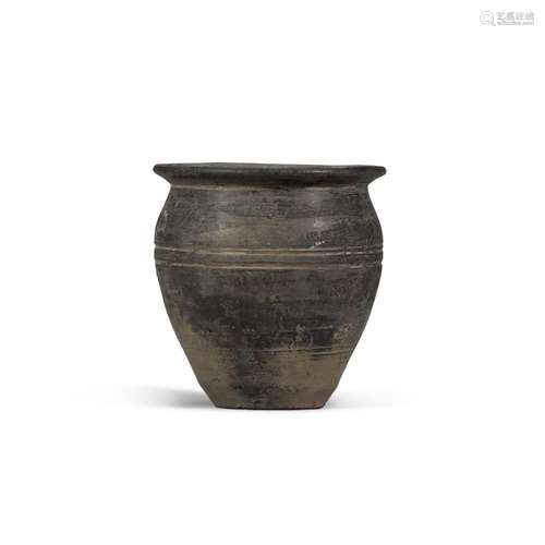 A black pottery vase, Longshan culture, circa 2500-2000 BC |...