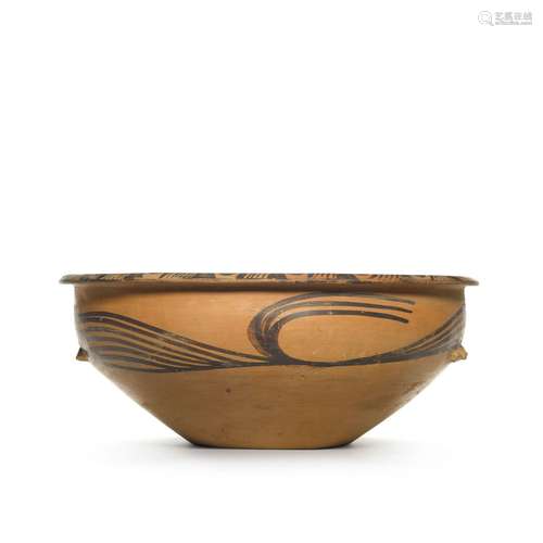 A painted pottery bowl, Neolithic period | 馬家窰文化 彩繪陶...