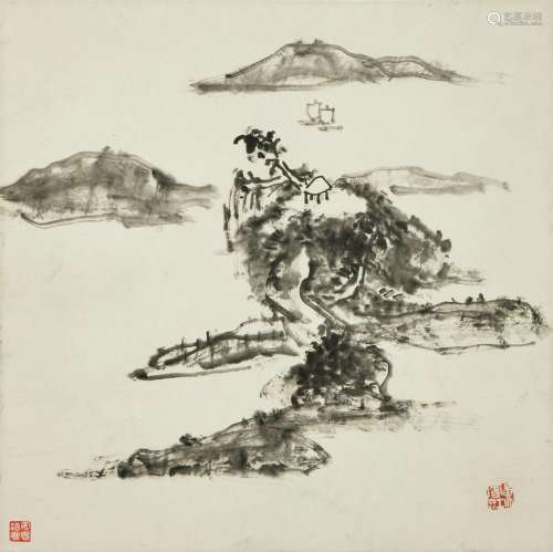 Huang Binhong Landscape