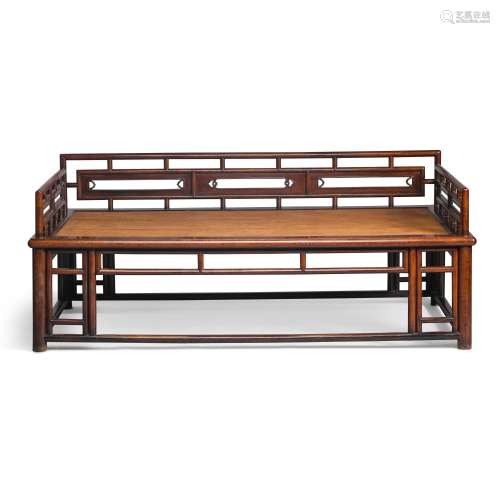 A tielimu couch-bed, Luohan chuang, Qing dynasty, 18th/19th ...