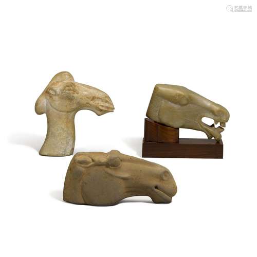 A serpentine head of a camel, Han or later | 漢或以後 各式駱...