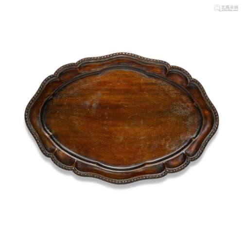 A George III style mahogany tray