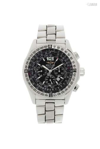 Breitling, B-2, réf. A42362, montre-bracelet chronographe en...