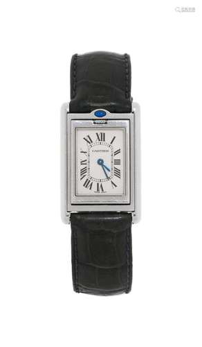 Cartier, Tank Basculante, réf. 2405, montre en acierMouvemen...