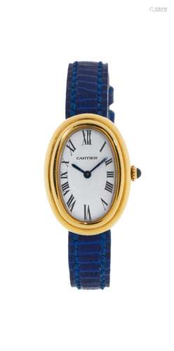 Cartier, Baignoire, montre en or 750, années 1970Mouvement: ...