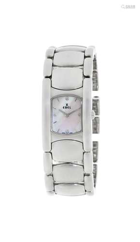 Ebel, Beluga, réf. E9057A21, montre-bracelet en acier avec c...