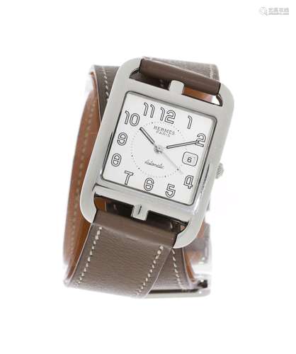 Hermès, Cape Cod, réf. CC1.710, montre en acier avec indicat...