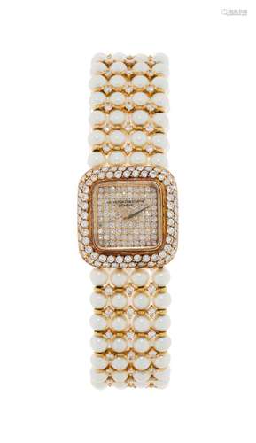 Vacheron Constantin, montre-bracelet en or 750 avec 4 rangs ...