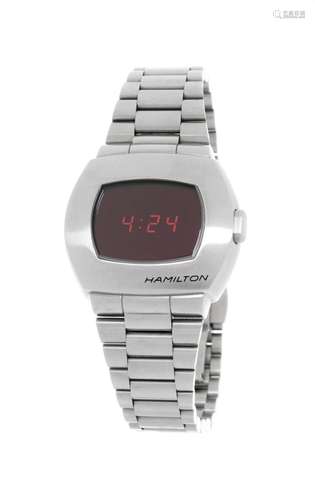 Hamilton, PSR, réf. H524140, montre-bracelet en acier avec é...