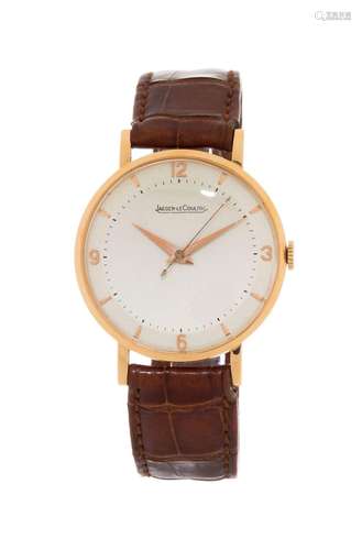 Jaeger-LeCoultre, montre en or rose 750, années 1940-50Mouve...