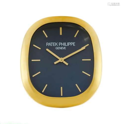 Patek Philippe, Ellipse, horloge murale en métal doréMouveme...