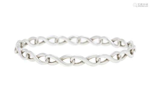 Tiffany&Co, bracelet rigide argent, signé, circ. 20.3 cm