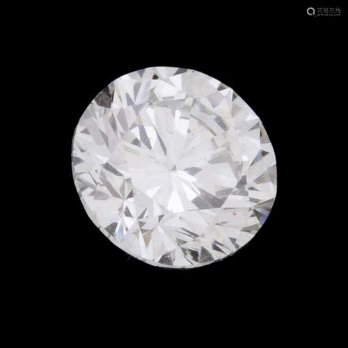 Diamant taille brillant sur papier de 0.61 carat