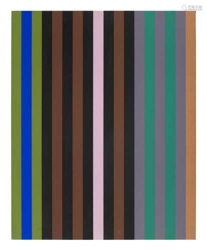 Gene Davis 1 Arbeit aus: Series 1. 1969. Farbserigraphie auf...