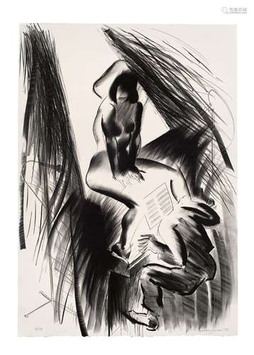 Allen Jones One Night Stand. 1988. Lithographie auf cremefar...