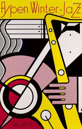 Roy Lichtenstein Aspen Winter Jazz. 1967. Farbserigraphie au...