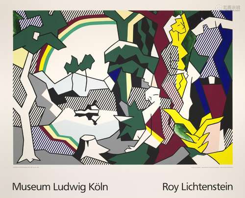 nach Roy Lichtenstein Sammlung aus 3 Graphiken. 1989. Je Far...