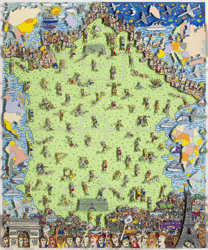 James Rizzi The world will be watching. 1998. Farboffset und...