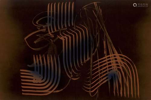 Hans Hartung Farandole. 1971. Farblithographie auf leichtem ...