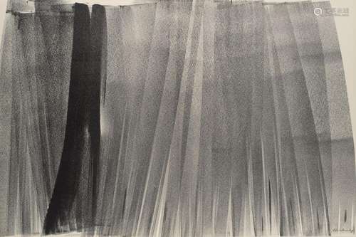 Hans Hartung Farandole. 1971. Lithographie in Schwarz auf le...