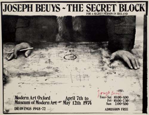 Joseph Beuys Joseph Beuys - The secret block. For a secret p...
