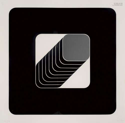 Thomas Lenk o.T.(geometrisch-abstrakte Komposition). 1971. S...