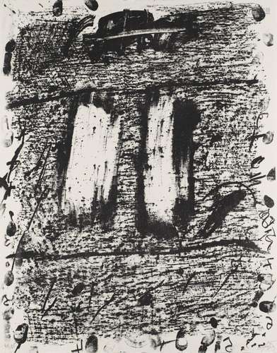 Antoni Tàpies o.T. (El círculo de Piedra.) 1970. Lithographi...