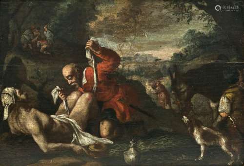 Francesco Bassano, after - Parable of the Good Samaritan (Lu...