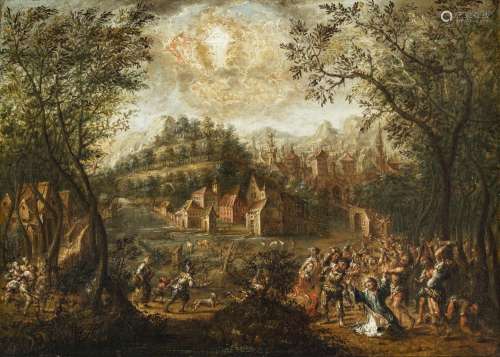 Gillis van Coninxloo (follower of - Landscape with the Stoni...