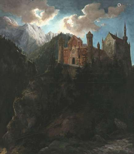 Adalbert Wex - View of Neuschwanstein Castle