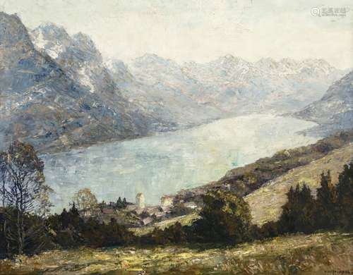 Otto Pippel - The Walensee near Obstalden