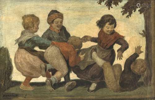 Ludwig von Zumbusch - Children dancing in a round